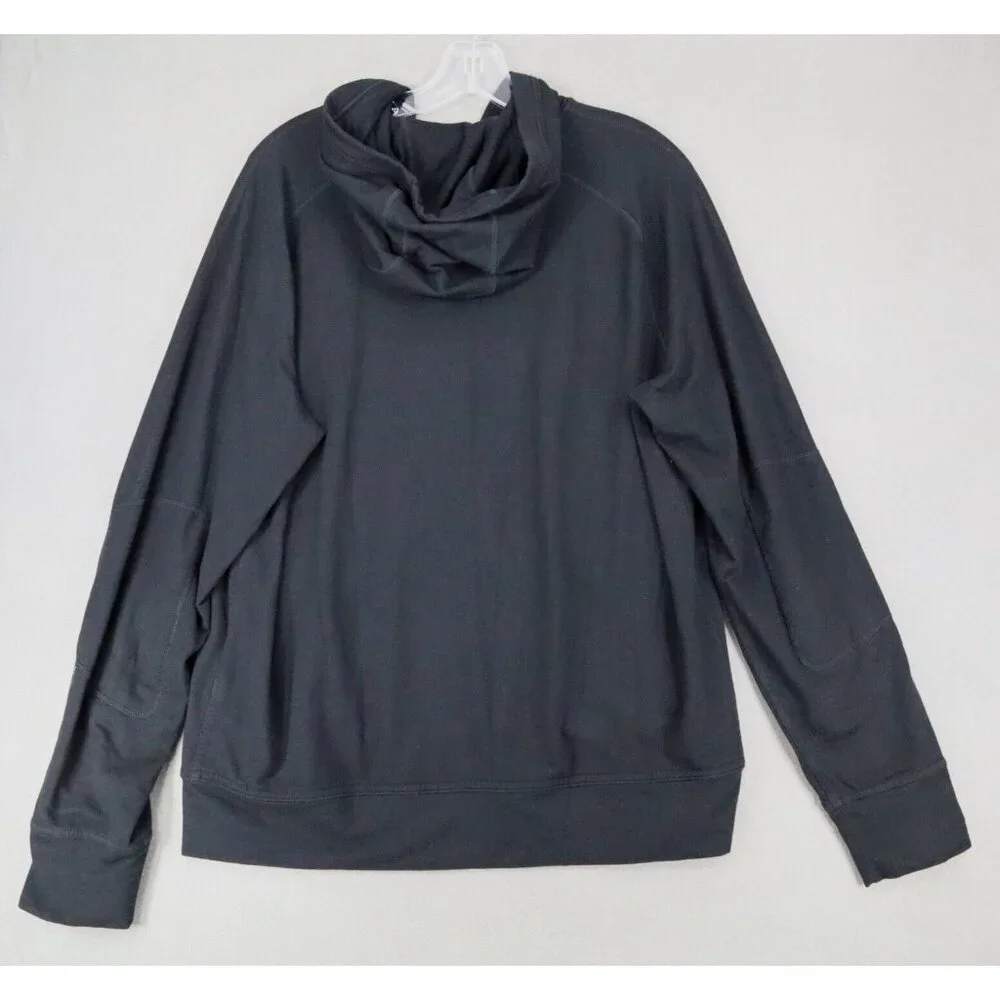 Polo Ralph Lauren Sport Black Full Zip Athletic‎ Performance Hoodie Sz L Logo